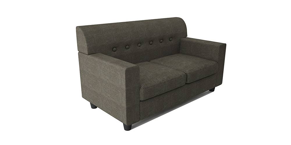 Solitaire Fabric Sofa - Dark Grey
